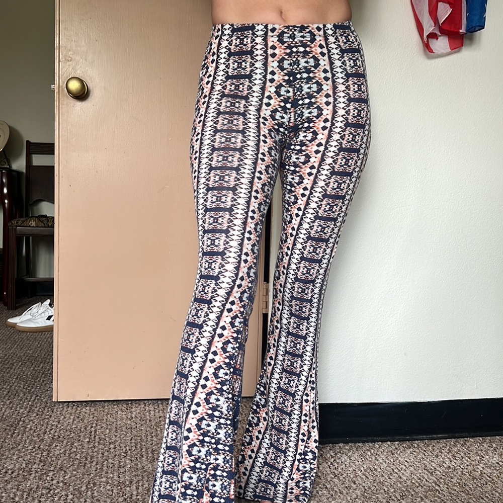 Juniors funky flare pants